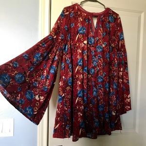 Umgee bell sleeve floral dress